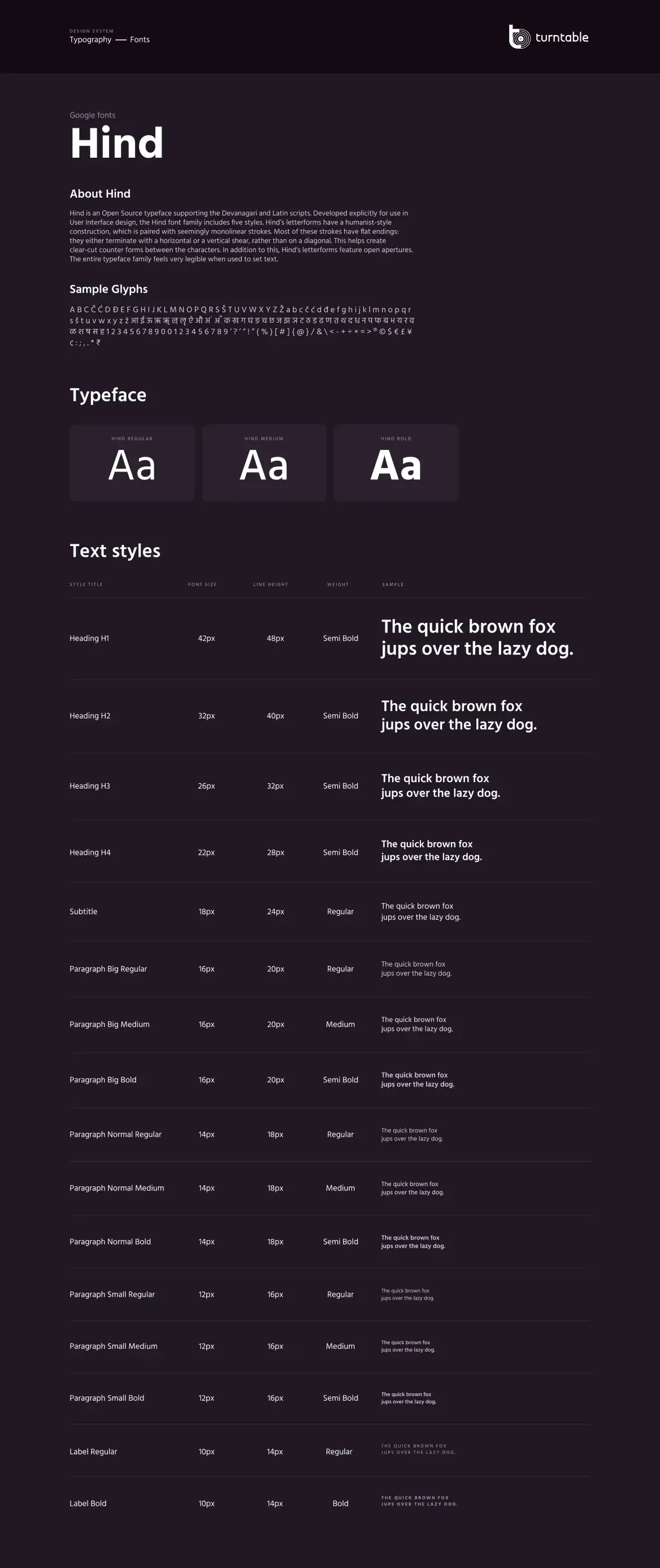 Fonts