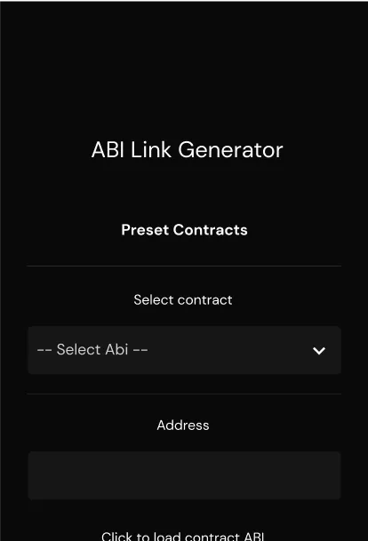 mobile screen displaying Deva Wallet app with contracts setup