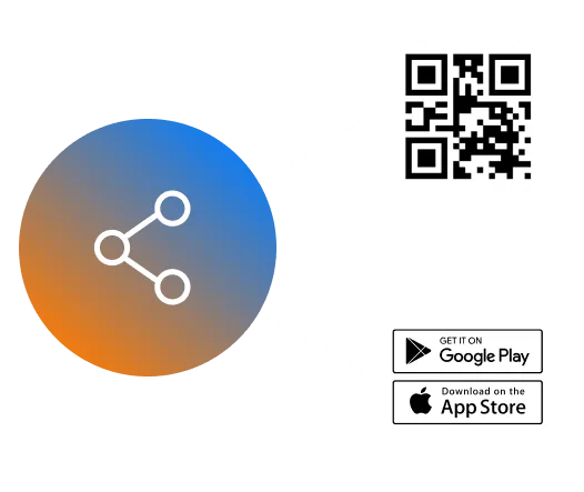 QR code for Deva Wallet with icons for App Store and Google Play download options